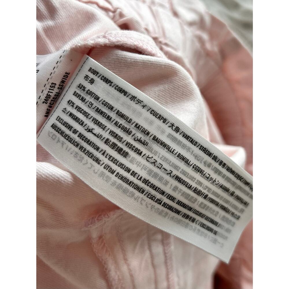 Abercrombie Kids Girls Tie Waist Twill Shorts Casual Light Pink Size 15/16 - Picture 9 of 12